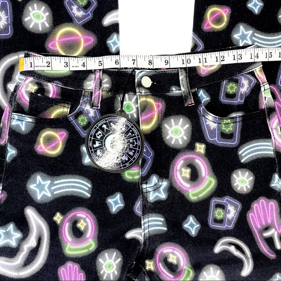 Dolls Kill X Horoscopez SIGN TIMES MOM JEANS ASTRO - Picture 11 of 16